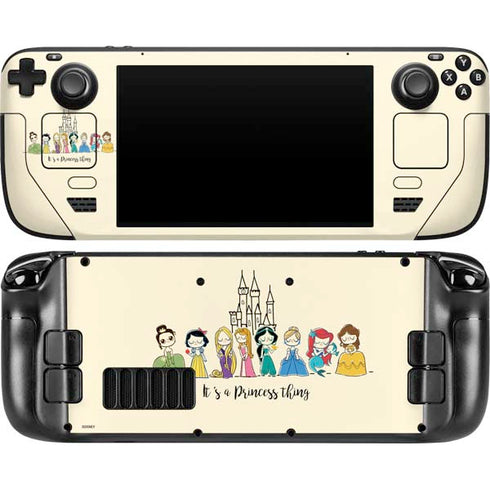 Disney Princess Its A Princess Thing Art Steam Deck Handheld Gaming Computer OLED Skin
