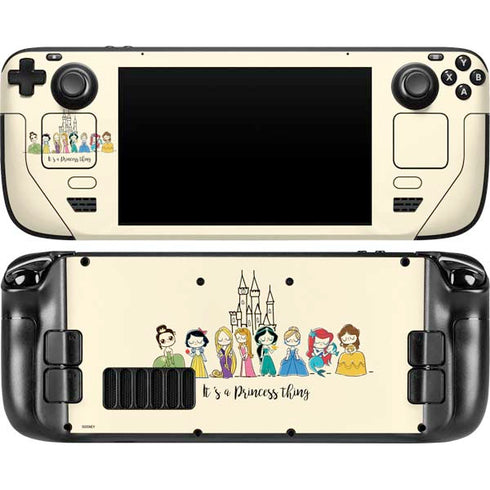 Disney Princess Its A Princess Thing Art Steam Deck Handheld Gaming Computer Skin