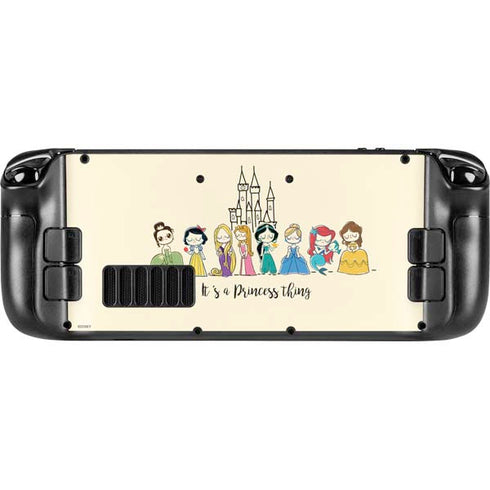 Disney Princess Its A Princess Thing Art Steam Deck Handheld Gaming Computer Skin