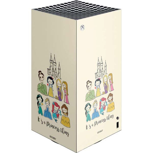 Disney Princess Its A Princess Thing Art XBox Series X Digital Edition Console Skin