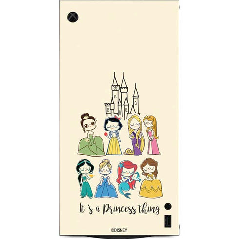 Disney Princess Its A Princess Thing Art XBox Series X Digital Edition Console Skin