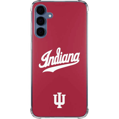 Indiana University IU Hoosiers Galaxy A35 5G Clear Case