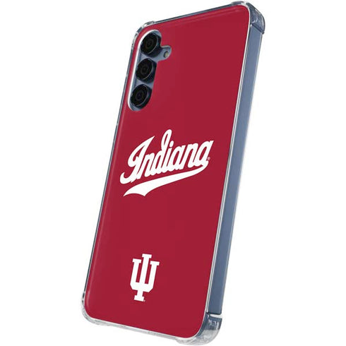Indiana University IU Hoosiers Galaxy A55 5G Clear Case