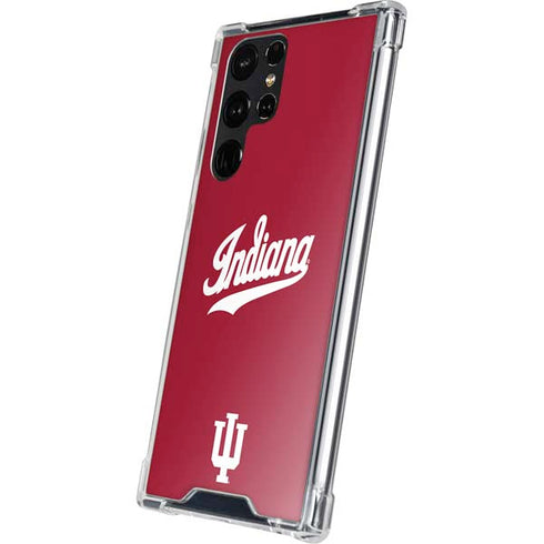 Indiana University IU Hoosiers Galaxy S23 Ultra Clear Case