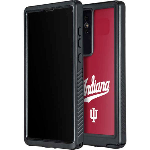 Indiana University IU Hoosiers Galaxy S24 Ultra Waterproof Case