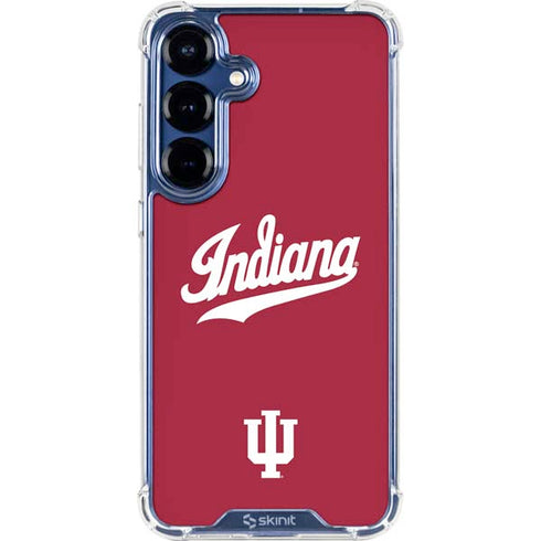 Indiana University IU Hoosiers Galaxy S25 Clear Case