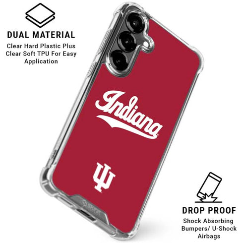 Indiana University IU Hoosiers Galaxy S26 Clear Case