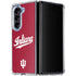 Indiana University IU Hoosiers Galaxy Z Fold5 5G Clear Case