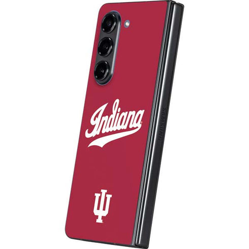 Indiana University IU Hoosiers Galaxy Z Fold5 5G Skin