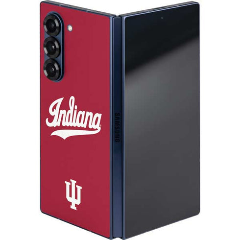 Indiana University IU Hoosiers Galaxy Z Fold6 Skin