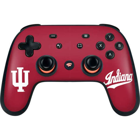 Indiana University IU Hoosiers Google Stadia Controller Skin