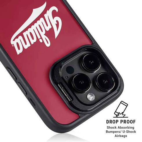 Indiana University IU Hoosiers iPhone 14 Pro Max Kickstand Case