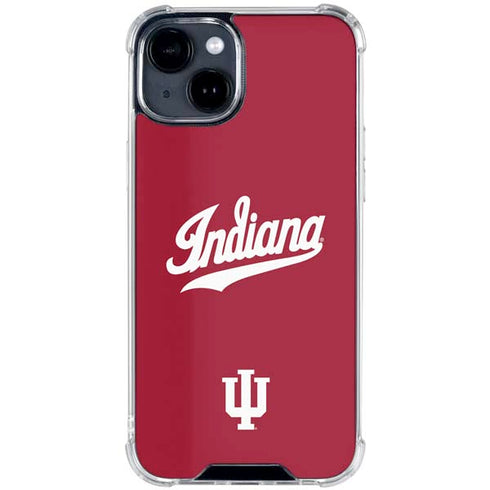 Indiana University IU Hoosiers iPhone 15 Clear Case