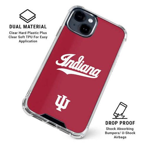 Indiana University IU Hoosiers iPhone 15 Clear Case