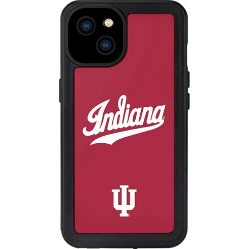 Indiana University IU Hoosiers iPhone 15 Plus Waterproof Case