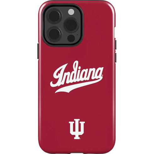 Indiana University IU Hoosiers iPhone 15 Pro Impact Case