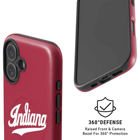Indiana University IU Hoosiers iPhone 16 Magsafe Impact Case
