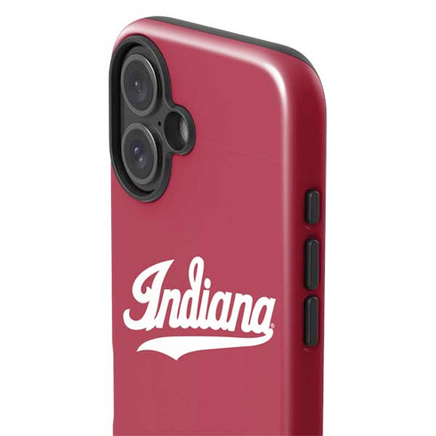 Indiana University IU Hoosiers iPhone 16 Plus Impact Case