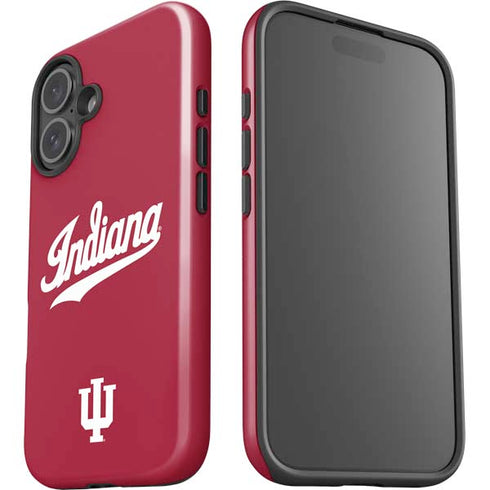 Indiana University IU Hoosiers iPhone 16 Plus Impact Case