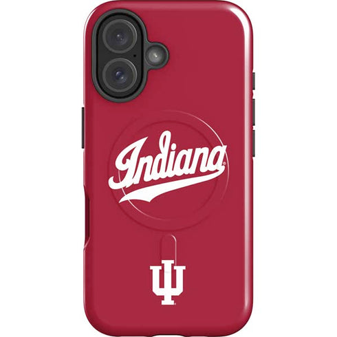 Indiana University IU Hoosiers iPhone 16 Plus Magsafe Impact Case