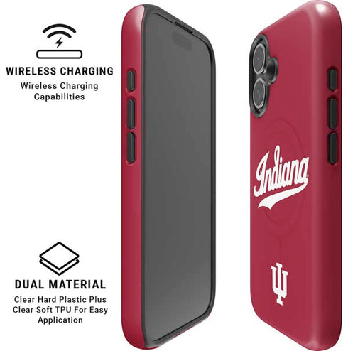 Indiana University IU Hoosiers iPhone 16 Plus Magsafe Impact Case