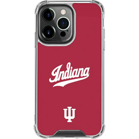 Indiana University IU Hoosiers iPhone 16 Pro Clear Case