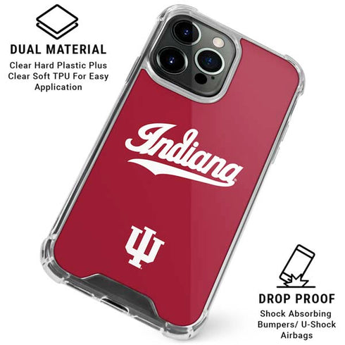 Indiana University IU Hoosiers iPhone 16 Pro Max Clear Case