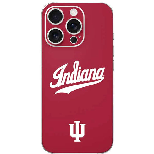 Indiana University IU Hoosiers iPhone 16 Pro Skin