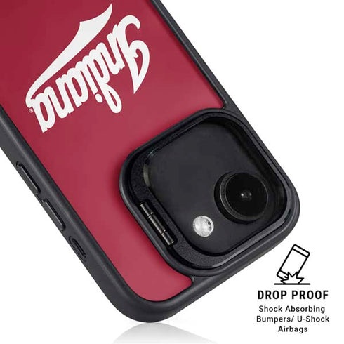 Indiana University IU Hoosiers iPhone 16e Kickstand Case