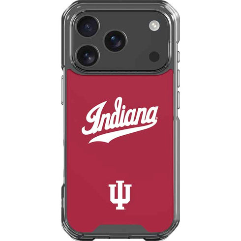 Indiana University IU Hoosiers iPhone 17 Pro Clear Case