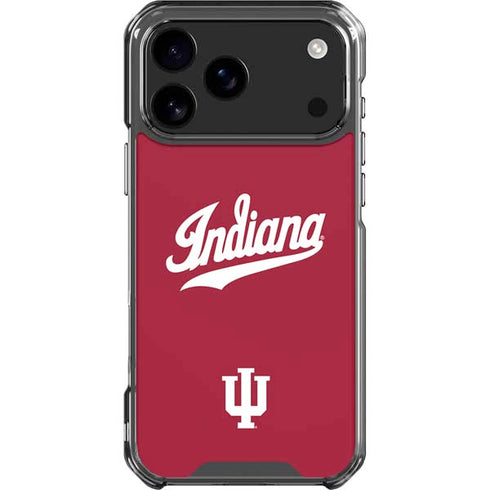 Indiana University IU Hoosiers iPhone 17 Pro Max Clear Case