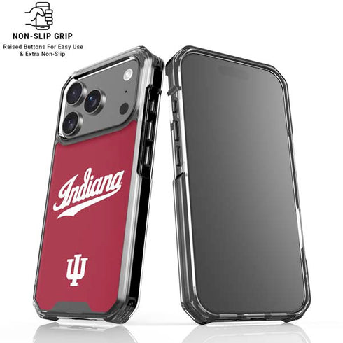 Indiana University IU Hoosiers iPhone 17 Pro Max Clear Case