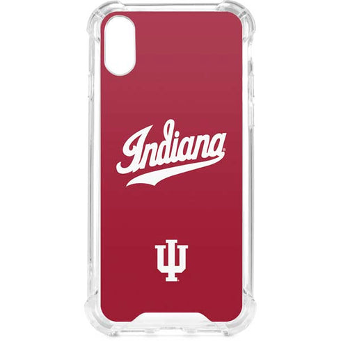 Indiana University IU Hoosiers iPhone XS Clear Case