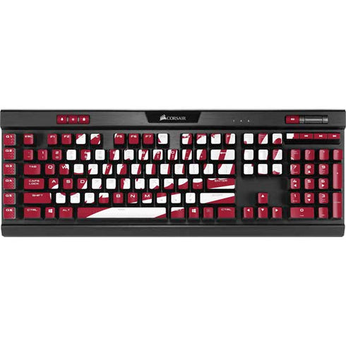 Indiana University IU Hoosiers K95 RGB PLATINUM Mechanical Gaming Keyboard Skin