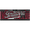 Indiana University IU Hoosiers K95 RGB PLATINUM Mechanical Gaming Keyboard Skin