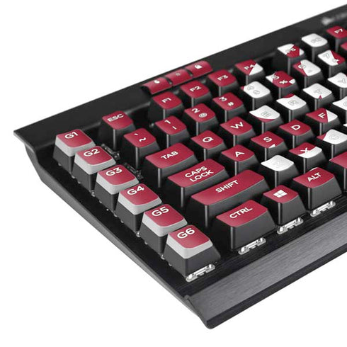 Indiana University IU Hoosiers K95 RGB PLATINUM Mechanical Gaming Keyboard Skin