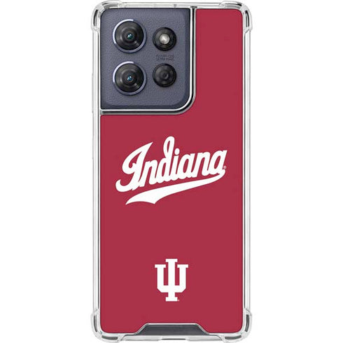 Indiana University IU Hoosiers Moto G 5G (2025) Clear Case