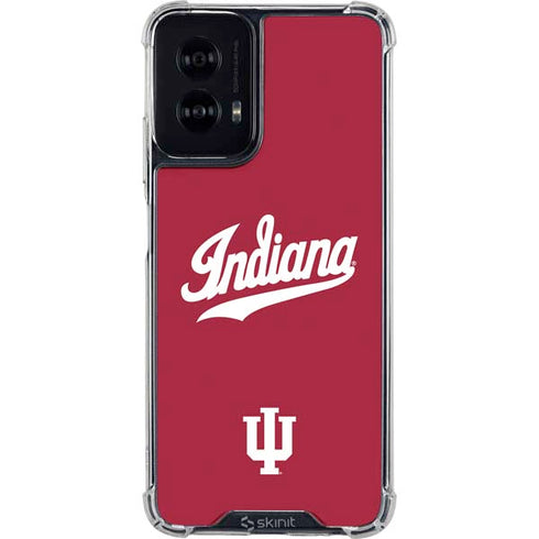 Indiana University IU Hoosiers Moto G Power 5G (2024) Clear Case