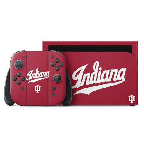 Indiana University IU Hoosiers Nintendo Switch 2 (2025) with Joy-Con Skin