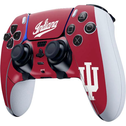 Indiana University IU Hoosiers PS5 DualSense Edge Pro Controller Skin