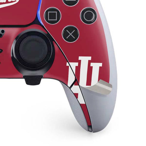 Indiana University IU Hoosiers PS5 DualSense Edge Pro Controller Skin