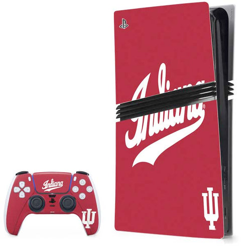 Indiana University IU Hoosiers PS5 Pro Bundle Skin