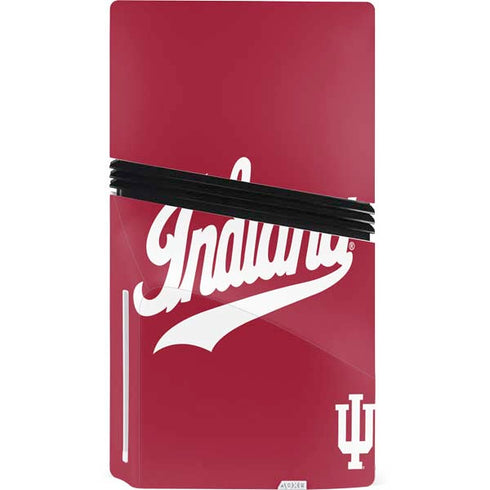 Indiana University IU Hoosiers PS5 Pro Disk Console Skin