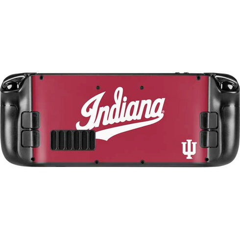 Indiana University IU Hoosiers Steam Deck Handheld Gaming Computer OLED Skin