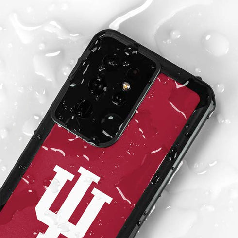 Indiana University IU Logo Galaxy S24 Ultra Waterproof Case