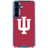 Indiana University IU Logo Galaxy S25 Plus Clear Case
