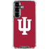 Indiana University IU Logo Galaxy S26 Plus Clear Case