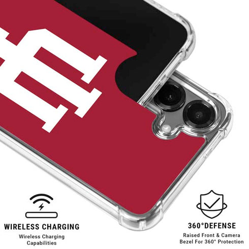 Indiana University IU Logo Galaxy S26 Plus Clear Case