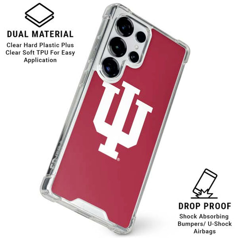 Indiana University IU Logo Galaxy S26 Ultra Clear Case