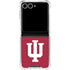 Indiana University IU Logo Galaxy Z Flip7 Clear Case